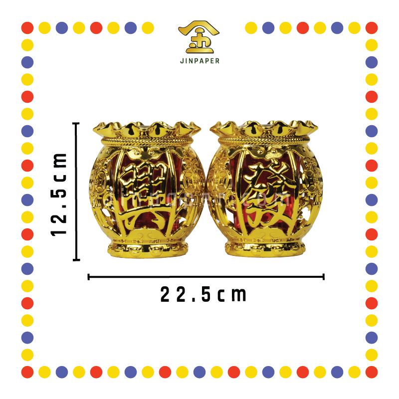 JOSS CANDLE【24小时 代代旺/60小时 天天发/110小时 年年发】水晶斗烛 (蜡烛)