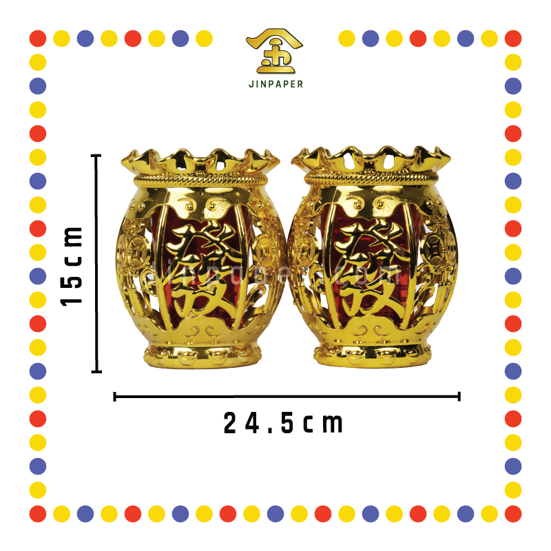JOSS CANDLE【24小时 代代旺/60小时 天天发/110小时 年年发】水晶斗烛 (蜡烛)