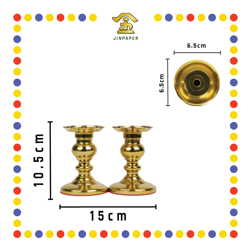 PRAYING CANDLESTICK【2号/3号】环球三用铜烛台