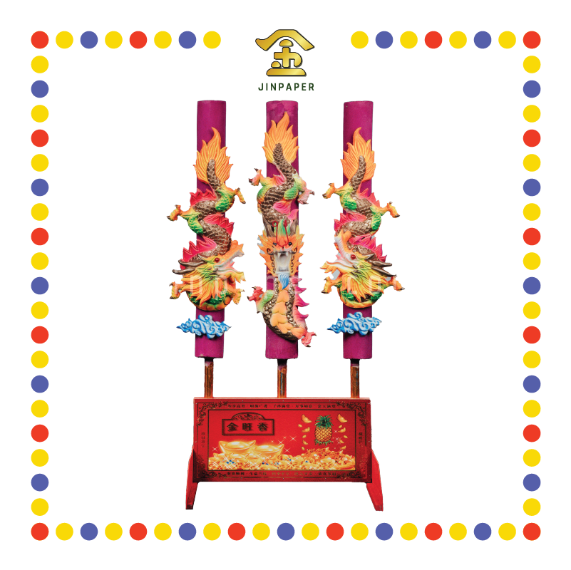 JOSS STICK 3.5尺 彩龙(1套3支) (大香, 龙香)