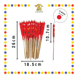 JOSS CANDLE 环球花六3A脚烛(12对) (蜡烛)