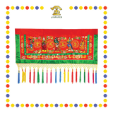 DOOR DECORATION 3尺 高档精工绣八仙门彩(金玉)