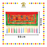 DOOR DECORATION 3尺 高档精工绣八仙门彩(金玉)