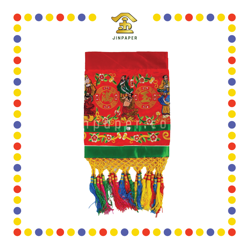 DOOR DECORATION 3尺 高档精工绣八仙门彩(金玉)
