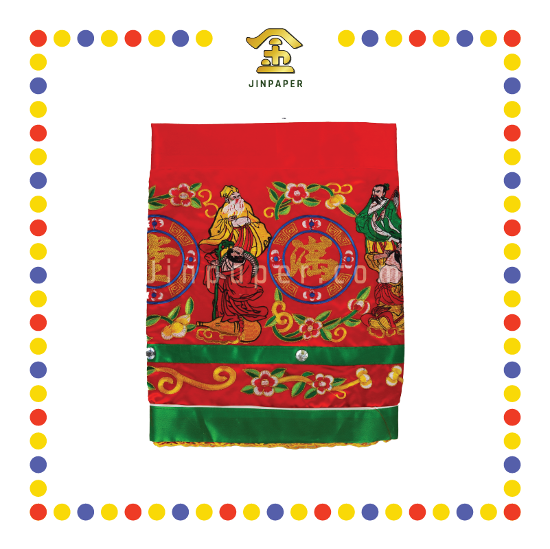 DOOR DECORATION 4尺 高档精工绣八仙门彩(金玉)