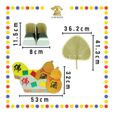 JOSS PAPER 5尺特大-济公袍【黄色/灰色】