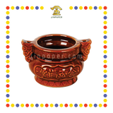 PRAYING CENSER 6.5'' 加大双耳古铜招财香炉