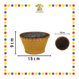 KEMANYAN 加大6寸加料甘文烟粒【黑/黄】