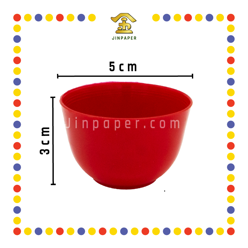 PLASTIC CUPS 小红胶杯(881D)