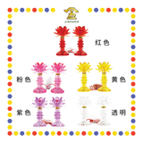 PARYING LAMP 9号 七彩水晶莲花灯【黃/透明/红/粉红/紫】(全LED)