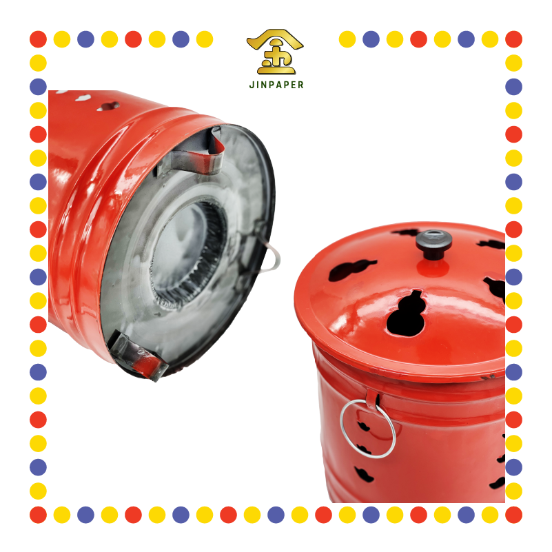 BURNING BIN 红色加厚化宝炉【迷你/小/中/大/特大】