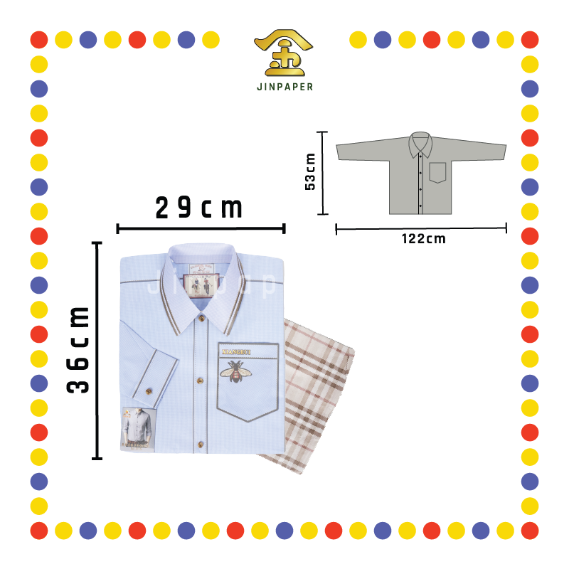 JOSS PAPER G015 奢华男恤衫 (冥纸)