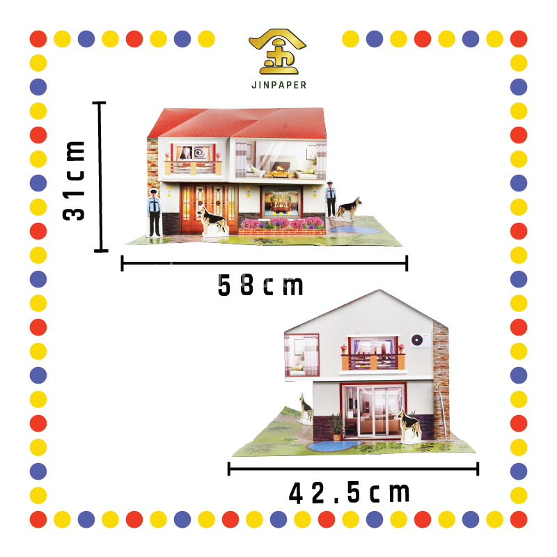 JOSS PAPER HA113 两层楼立体私人豪华洋楼