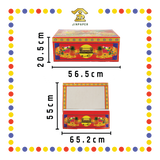 JOSS PAPER HA119 兴旺发KL新型折边大衣箱【红色/黄色】 (冥纸)