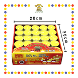 JOSS CANDLE 双龙酥油烛 4小时 100粒【(黄)/(红)】 (酥油蠟燭)