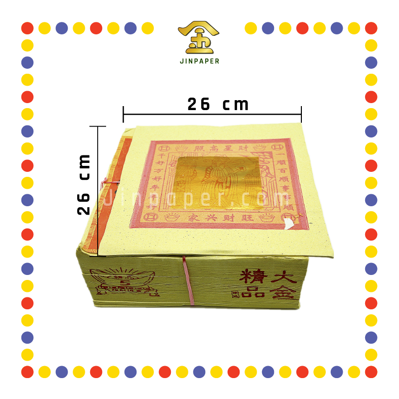 JOSS PAPER 【2"A/3x4"B/4"A/5"A】 纸 (金纸, 小金)