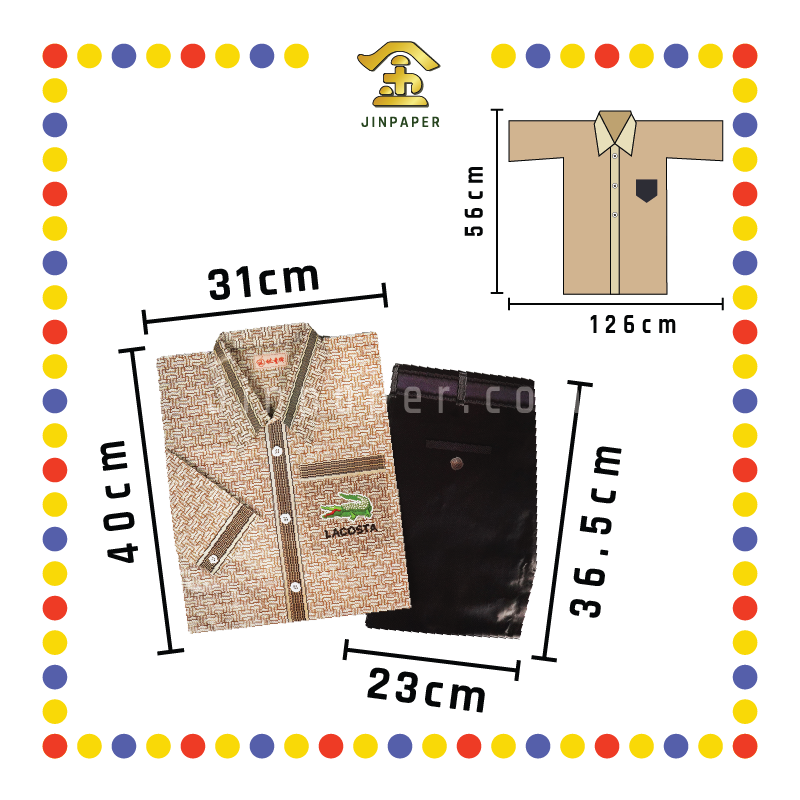 JOSS PAPER M-01 桃童牌男装花纹长袖衬衫