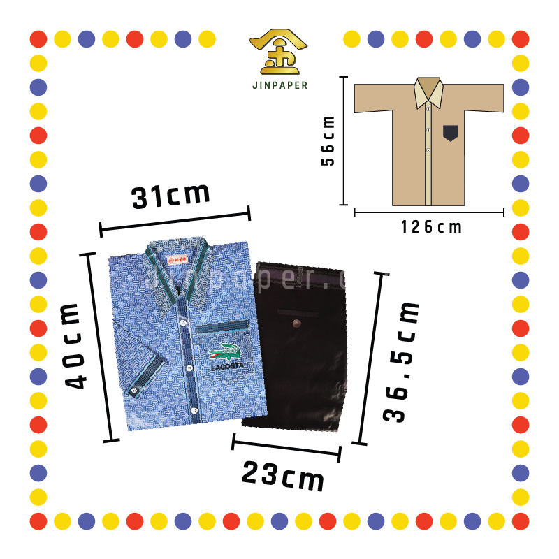 JOSS PAPER M-01 桃童牌男装花纹长袖衬衫