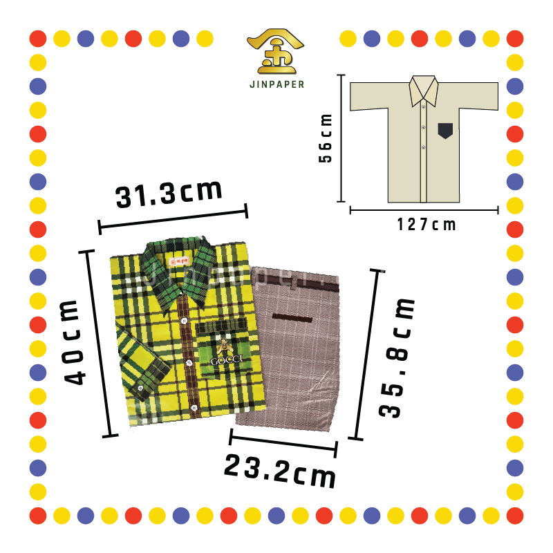 JOSS PAPER M-02 桃童牌男装格纹长袖衬衫