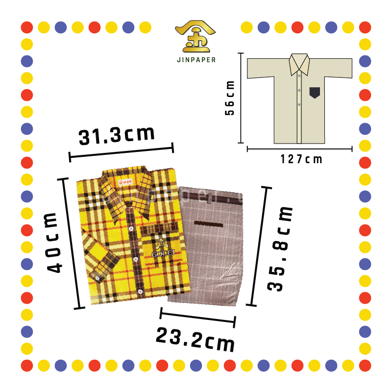 JOSS PAPER M-02 桃童牌男装格纹长袖衬衫