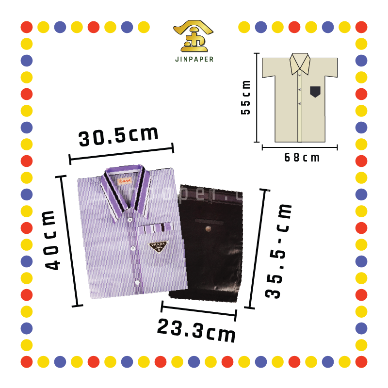 JOSS PAPER M-03 桃童牌男装花纹短袖衬衫
