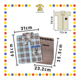 JOSS PAPER M-04 桃童牌男装格纹短袖衬衫