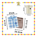 JOSS PAPER M-04 桃童牌男装格纹短袖衬衫