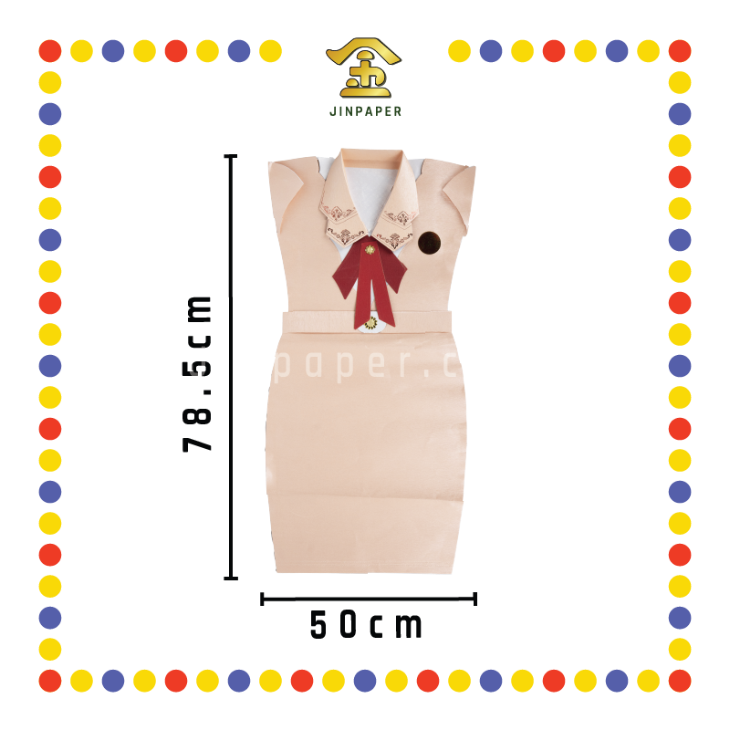 JOSS PAPER T003 华美特种纸贵气女连衣裙(精装) (冥纸)