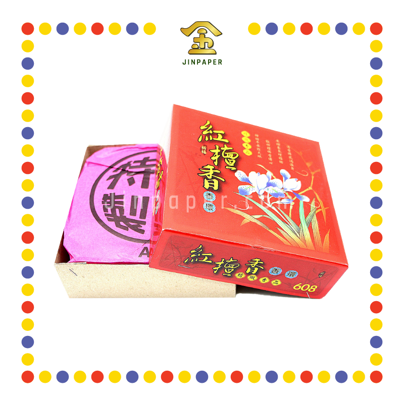 INCENSE COIL T11-608 24小时红坛香 (檀香)