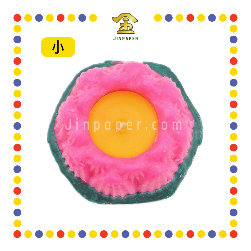 JOSS CANDLE (仙)【大/中/小/2号无字加大】莲花烛 (蓮花蠟燭)