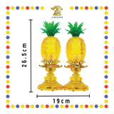 PRAYING LAMP W22 水晶长明发财旺来灯(两盏式)(黄)