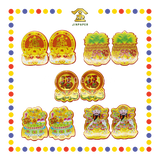 ACCESSORIES 七彩纸金花脚【旺来/聚宝盆/财神/招财进宝/福字】