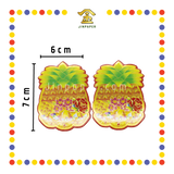 ACCESSORIES 七彩纸金花脚【旺来/聚宝盆/财神/招财进宝/福字】