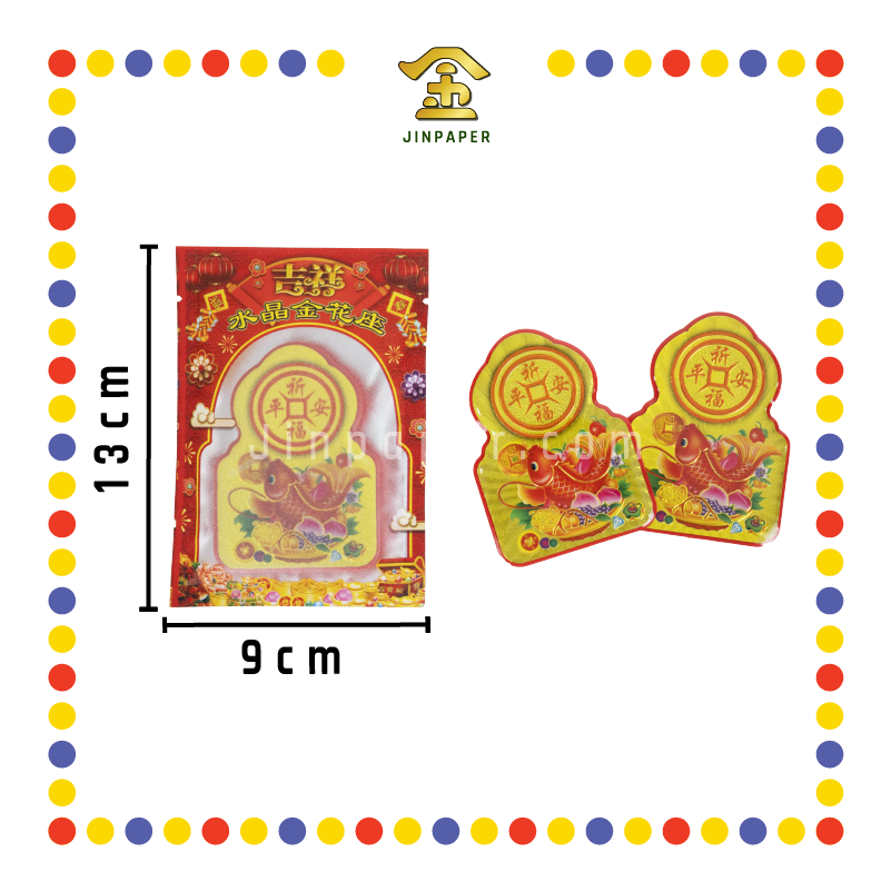 ACCESSORIES 水晶金花角【旺来/聚宝盆/铜钱/招财进宝】