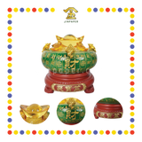 LUCKY GOODS 小号 翠玉聚财聚宝盆