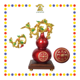 LUCKY GOODS 陶瓷红五福临门(立藤)