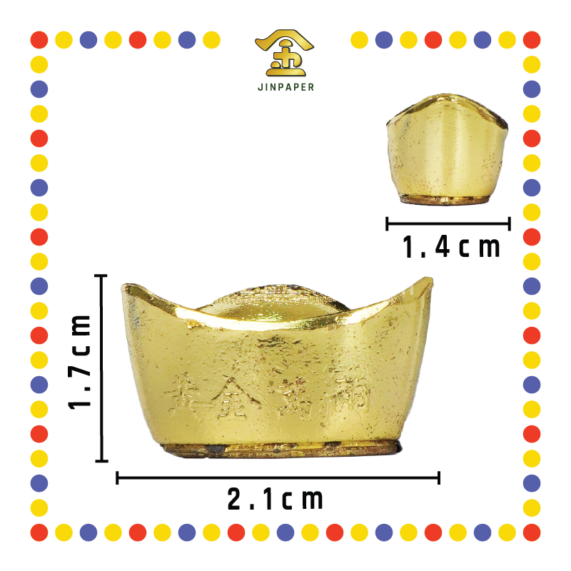 LUCKY GOODS 合金小元宝