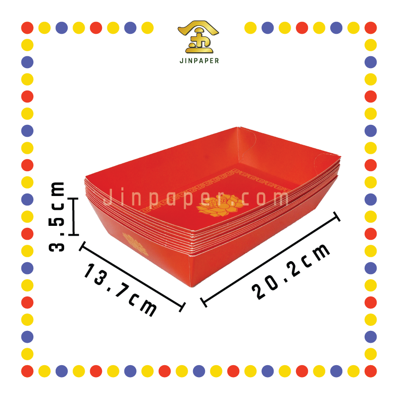 PRAYING BOAT TRAY 莲花托盘(纸)