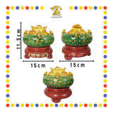 LUCKY GOODS 小号 翠玉聚财聚宝盆