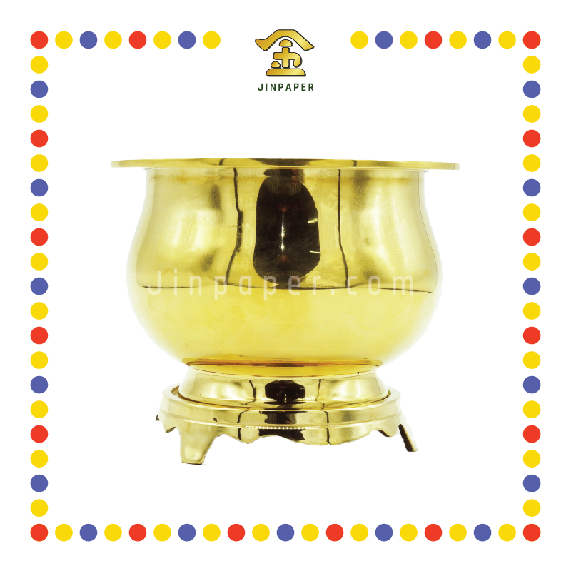 PARYING CENSER 5寸 铜光身炉 (香炉)