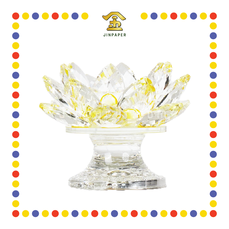 PRAYING CANDLESTICK 元宝树水晶烛台(黄色)