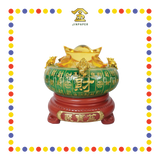 LUCKY GOODS 小号 翠玉聚财聚宝盆