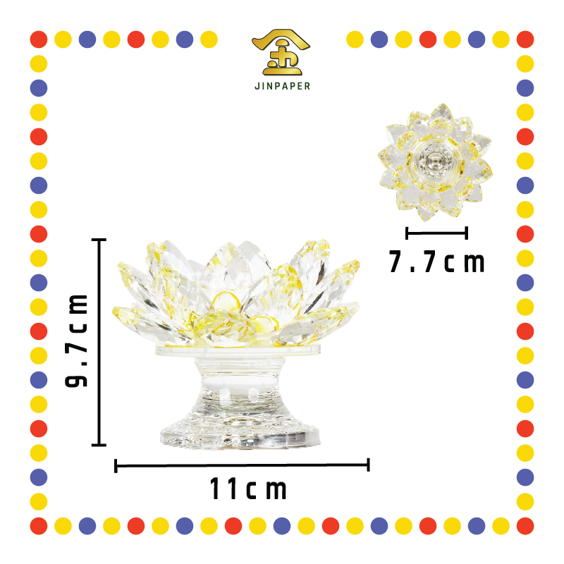 PRAYING CANDLESTICK 元宝树水晶烛台(黄色)