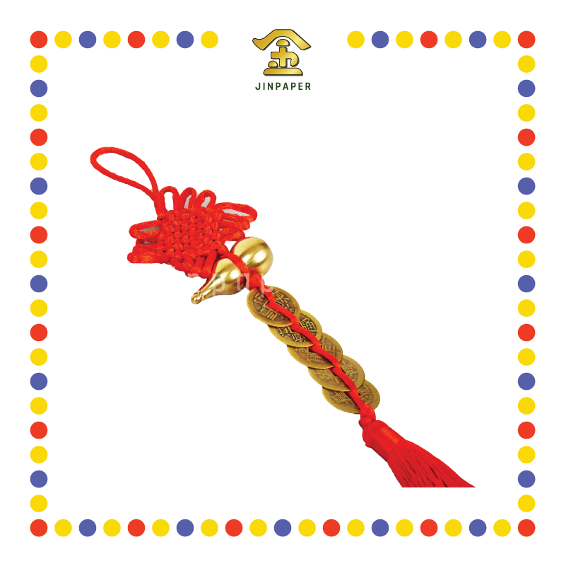 BRASS COINS 五帝铜葫芦铜钱串