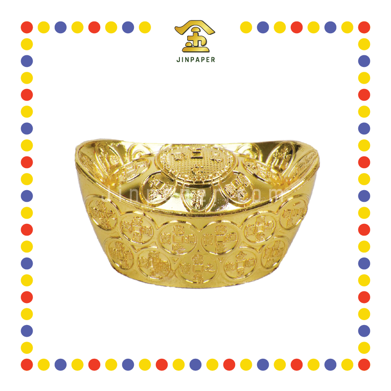 LUCKY GOODS 电金铜钱元宝(小/中/大)