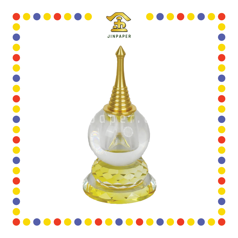 PRAYING DAGOBA 水晶舍利塔