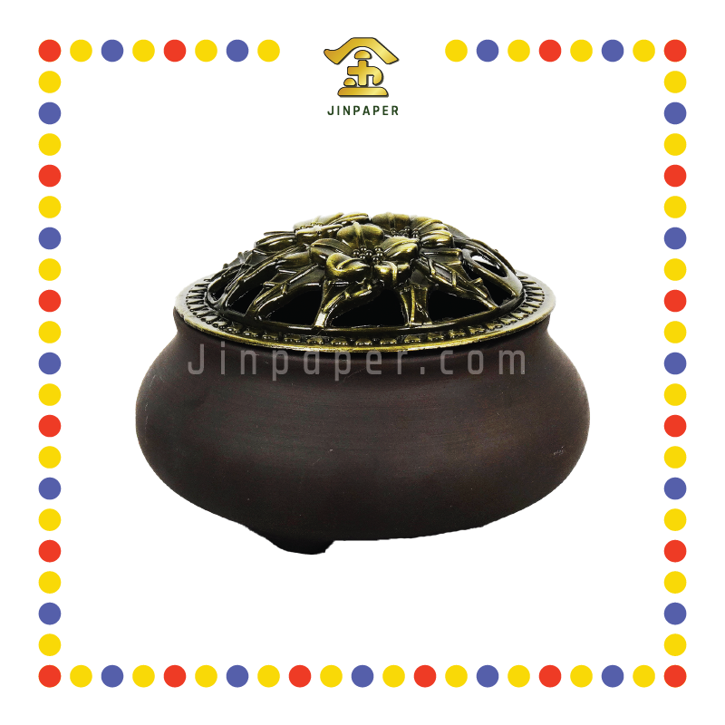 PRAYING CENSER 紫砂小香炉