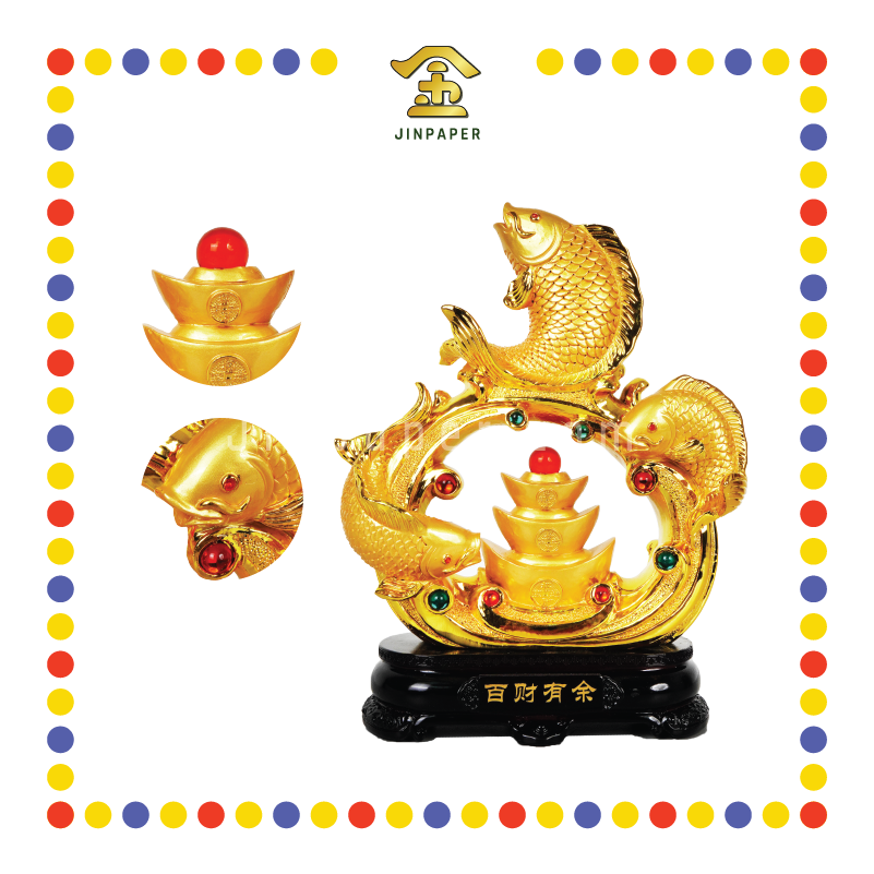 LUCKY GOODS 29# 镀金百财有余鱼