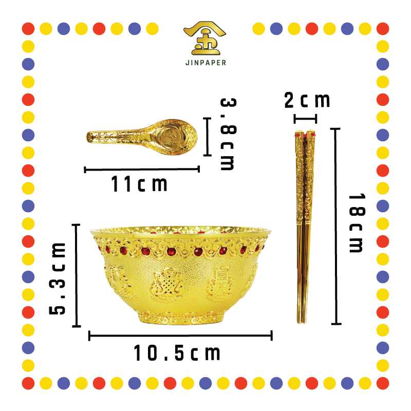 PRAYING GROCERIES 电镀金饭碗