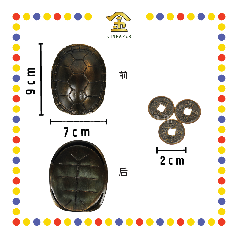 PRAYING GROCERIES 铜龟壳(小)